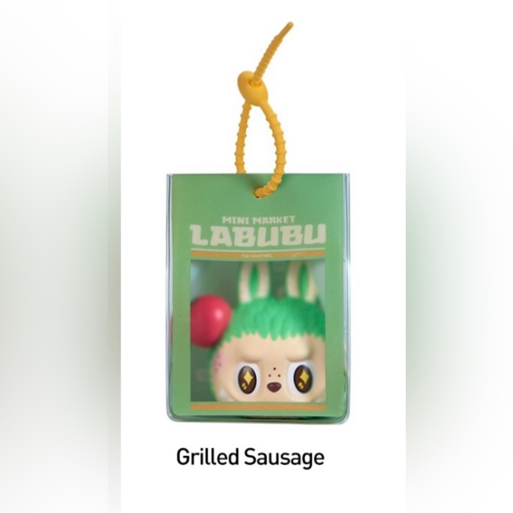 The Monsters Wacky Mart Series Squishy Charm Blind Box - Grilled Sausage